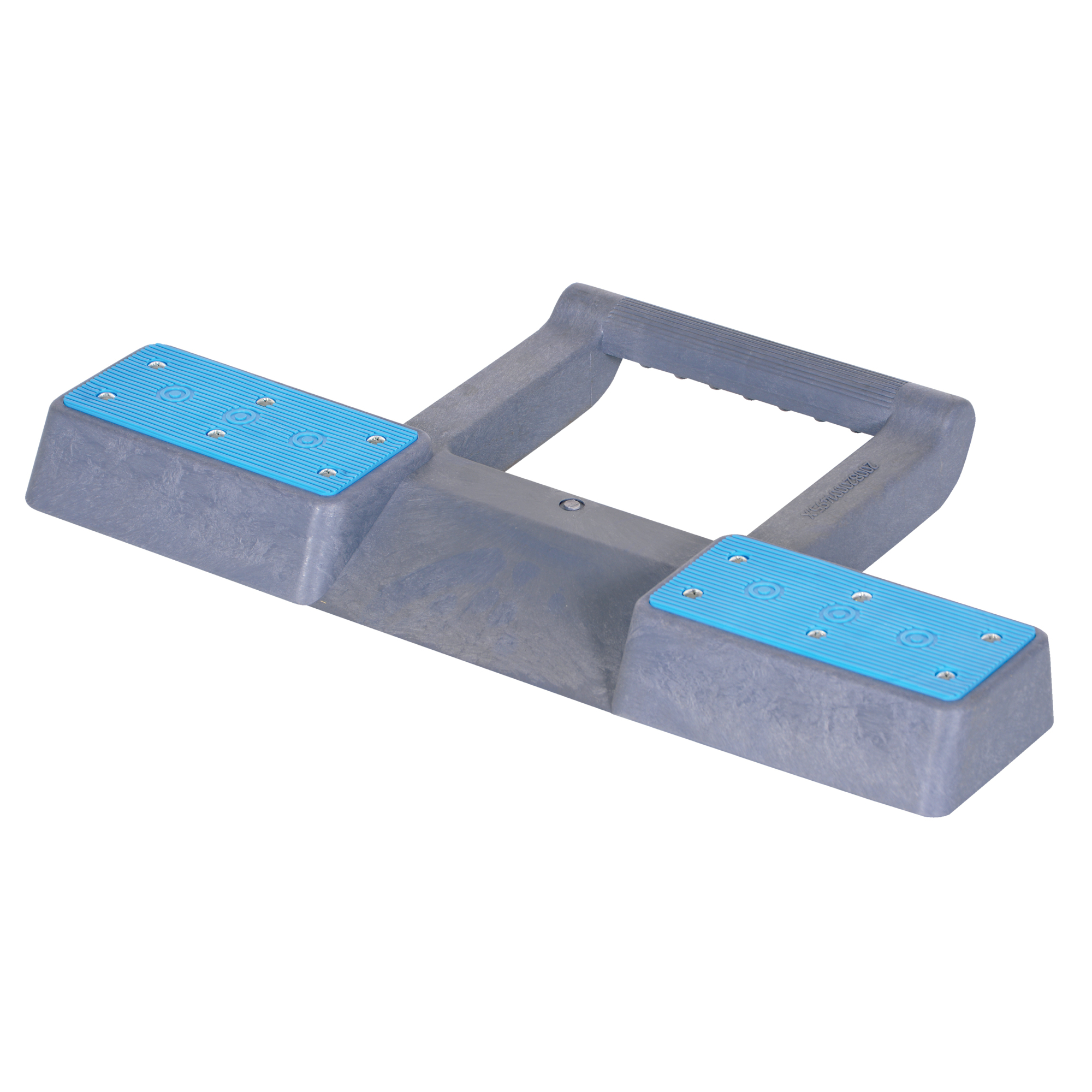Vestil Plastic Pallet Truck Chock - 8in. Fork Length, Molded Handle, Rubber Suction-Cup Grips, Model# PTC-8